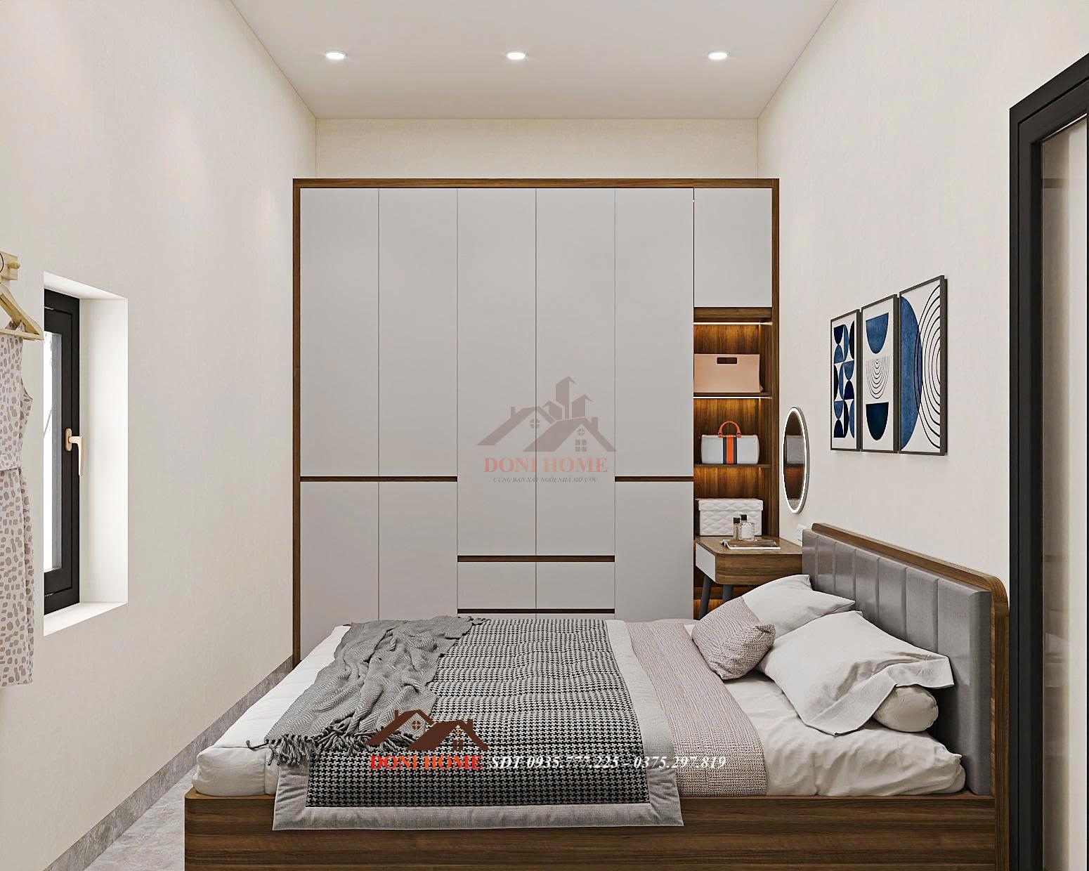 Tủ Áo Hiện Đại Cho Phòng Ngủ Nhỏ TA11 